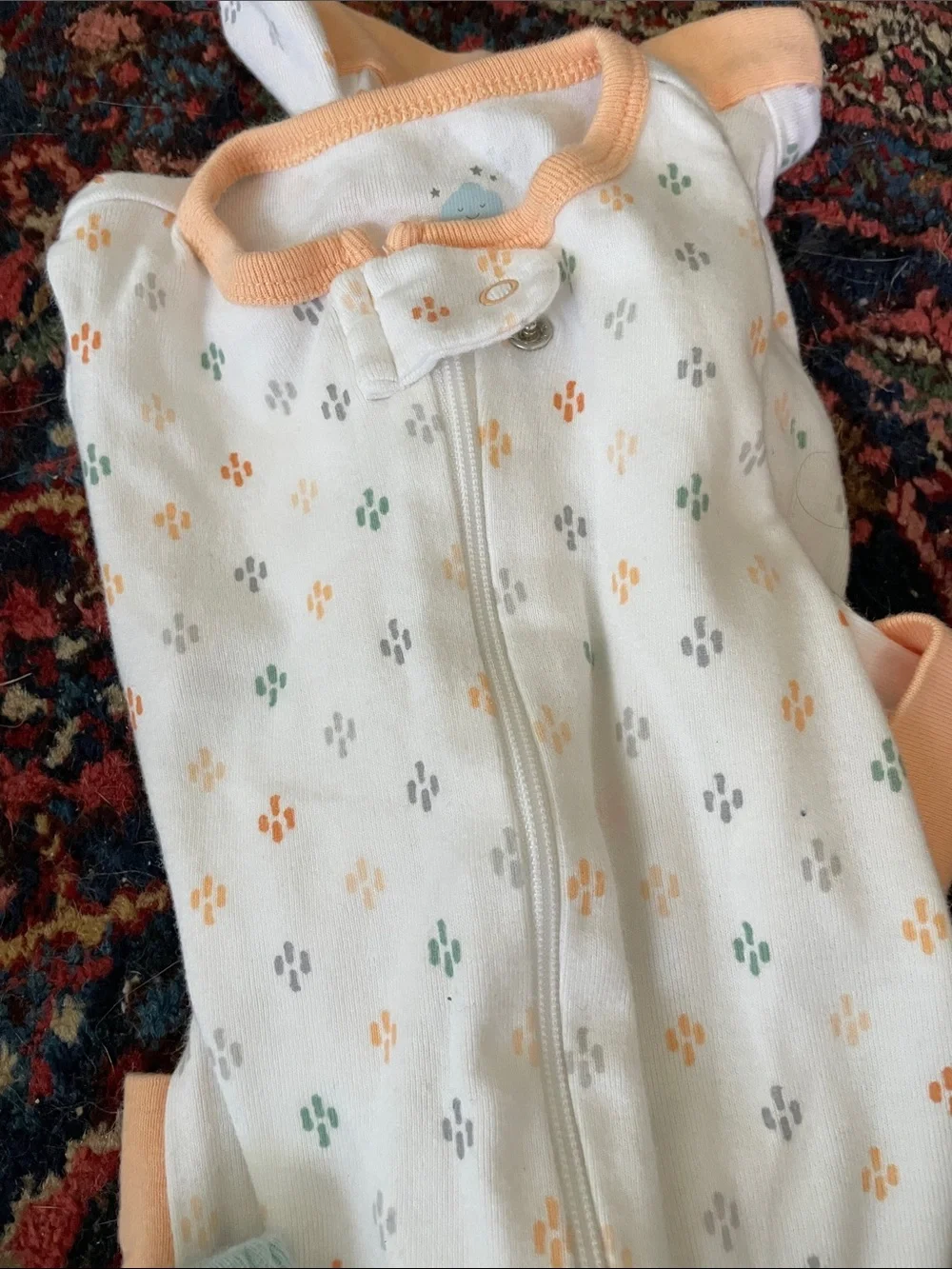 9 Cloud Island BOY Footed Sleepers/ Pajamas. Cotton. 3-6 months.